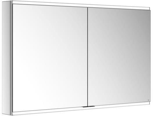 KEUCO Royal Modular 2.0 Spiegelschrank, beleuchtet, 600 x 700 x 120 mm, silber-eloxiert