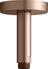 KEUCO Brausearm Elegance 51688, Deckenanschluss, 100 mm, verchromt – Rundes Design für die Deckenmontage