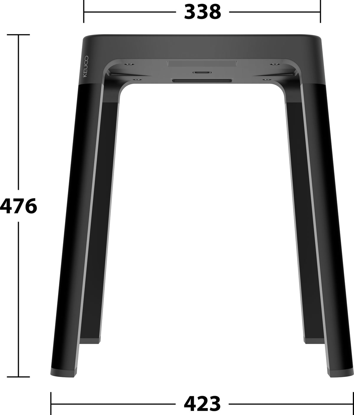 KEUCO AXESS Bad-Hocker 35082 – verchromt/weiß, stilvoll & funktional