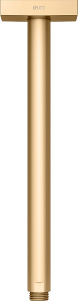 KEUCO Brausearm Edition 300 Deckenanschluss 100 mm verchromt – Eckige Form für moderne Duschen