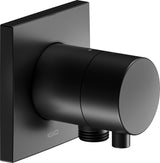 KEUCO IXMO Comfort Absperrventil UP DN15 eckig schwarz matt mit Schlauchanschluss