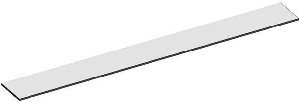 KEUCO Cristallinglas-Platte EDITION 11 ESG lose 1050x120x8 mm – Klare Ablegeplatte