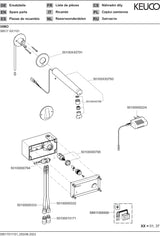 KEUCO IXMO Elektronik-Waschtischmischer Wandmontage 225 mm verchromt