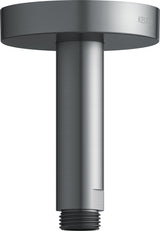 KEUCO Brausearm Elegance 51688, Deckenanschluss, 100 mm, verchromt – Rundes Design für die Deckenmontage