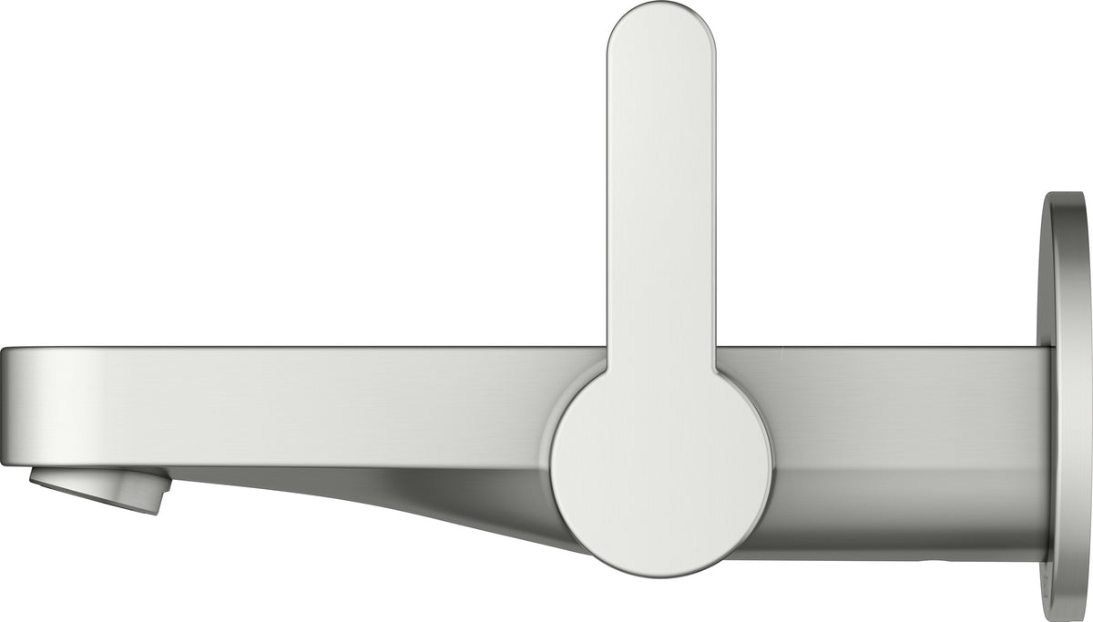 KEUCO IXMO Einhebel-Waschtischmischer Unterputz Wandmontage 187 mm Messing gebürstet