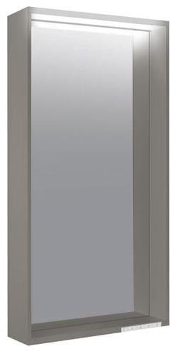 KEUCO X-Line Lichtspiegel 460x850mm anthrazit – LED, Touch-Sensor, A++
