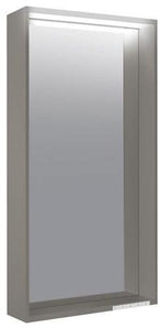 inox/verspiegelt / 460 mm / KE Lichtspiegel X-Line 33297, inox, 460x850x105mm