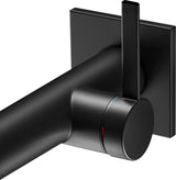 KEUCO IXMO Pure Einhebel-Waschtischmischer Unterputz, eckig, Ausladung 165 mm, schwarz matt