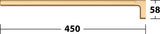 KEUCO Collection Moll Handtuchhalter 1-armig 450 mm verchromt – Wandmontage