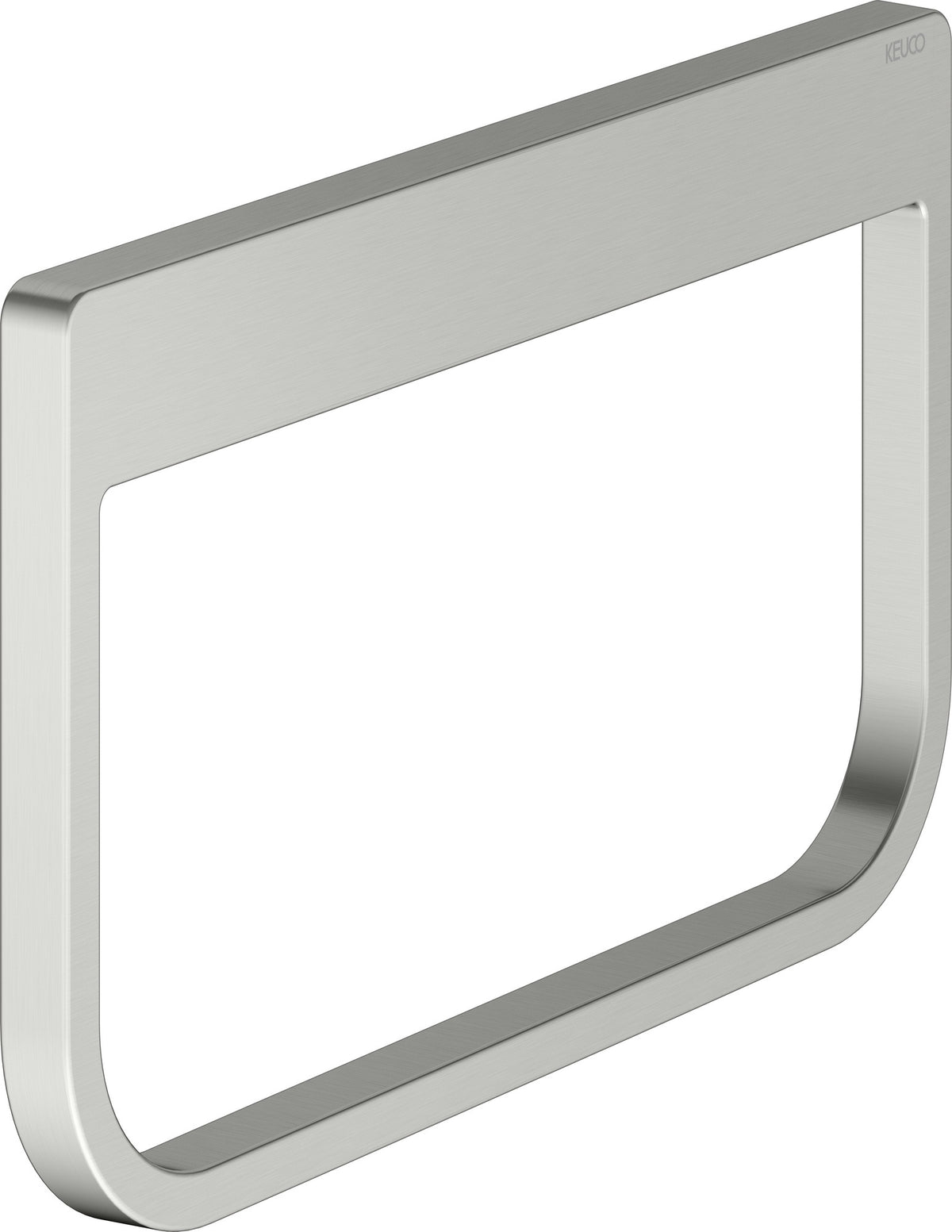 KEUCO Collection Moll Handtuchring 12721, verchromt, softcube-Design, Wandmontage