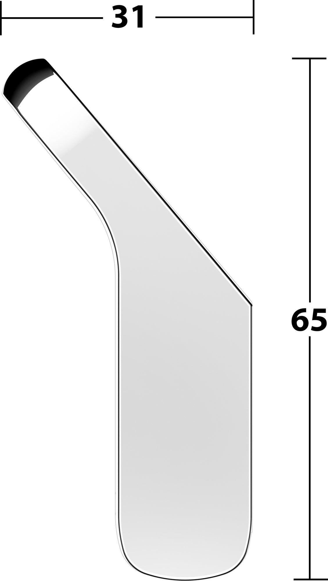 KEUCO Aveno Handtuchhaken 14614 verchromt – Wandhaken für Handtücher