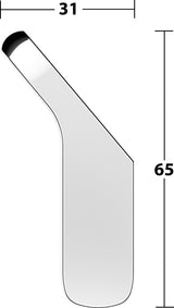 KEUCO Aveno Handtuchhaken 14614 verchromt – Wandhaken für Handtücher
