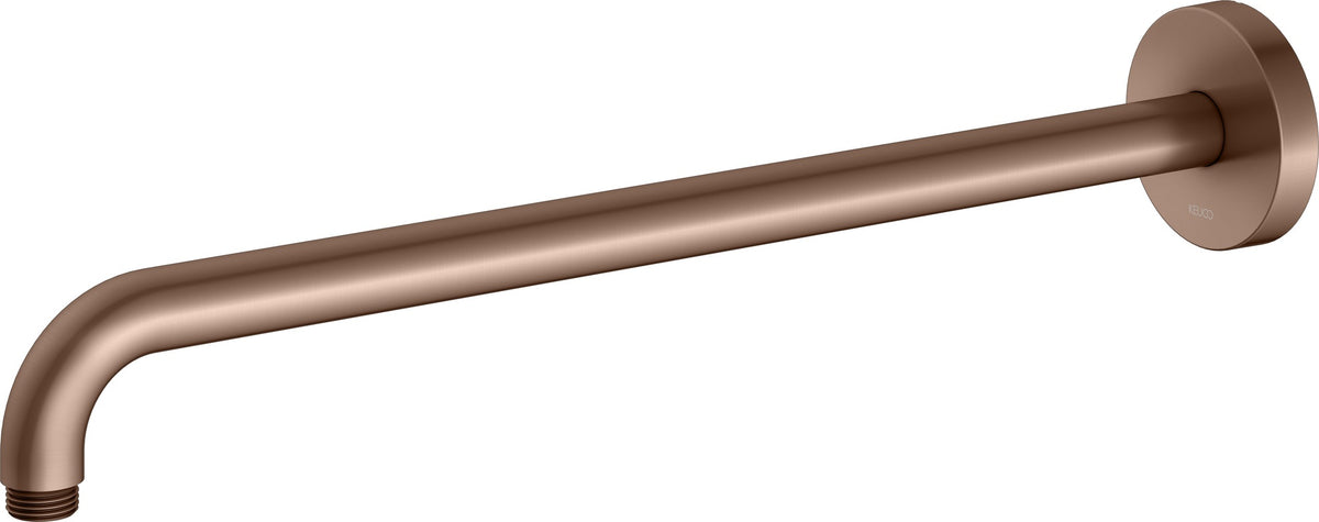 KEUCO Brausearm Elegance 51688, Wandanschluss, 300 mm, verchromt – Edles Design für Ihr Badezimmer