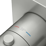 KEUCO IXMO Thermostatarmatur Unterputz rund verchromt – mit Sicherheitssperre bei 38 °C
