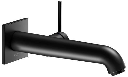 KEUCO IXMO Pure Einhebel-Waschtischmischer Unterputz, eckig, Ausladung 165 mm, schwarz matt