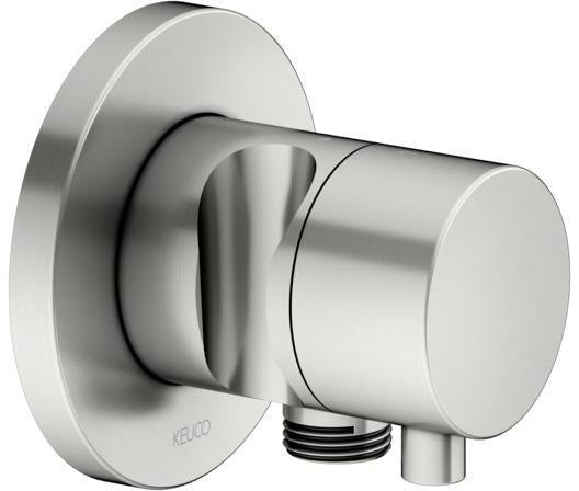 KEUCO IXMO Comfort 2-Wege Umstellventil Unterputz DN15 – Messing gebürstet, rund