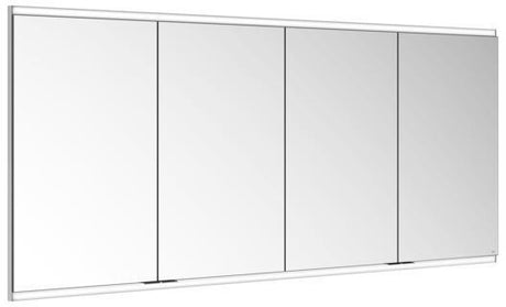KEUCO Royal Modular 2.0 Spiegelschrank beleuchtet 1700 mm Wandeinbau silber-eloxiert