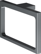 KEUCO Handtuchring Edition 11 11121, verchromt – Eckiges Design, starr, Wandmontage
