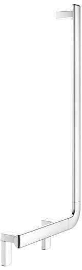KEUCO AXESS Winkelgriff 90° rechts 400x800 mm silber-eloxiert – Barrierefreier Haltegriff