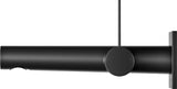 KEUCO IXMO Pure Einhebel-Waschtischmischer Unterputz, eckig, Ausladung 165 mm, schwarz matt