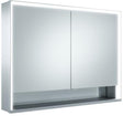 KEUCO Royal Lumos Spiegelschrank 1000 mm, LED-Beleuchtung, silber-eloxiert, 2 Türen