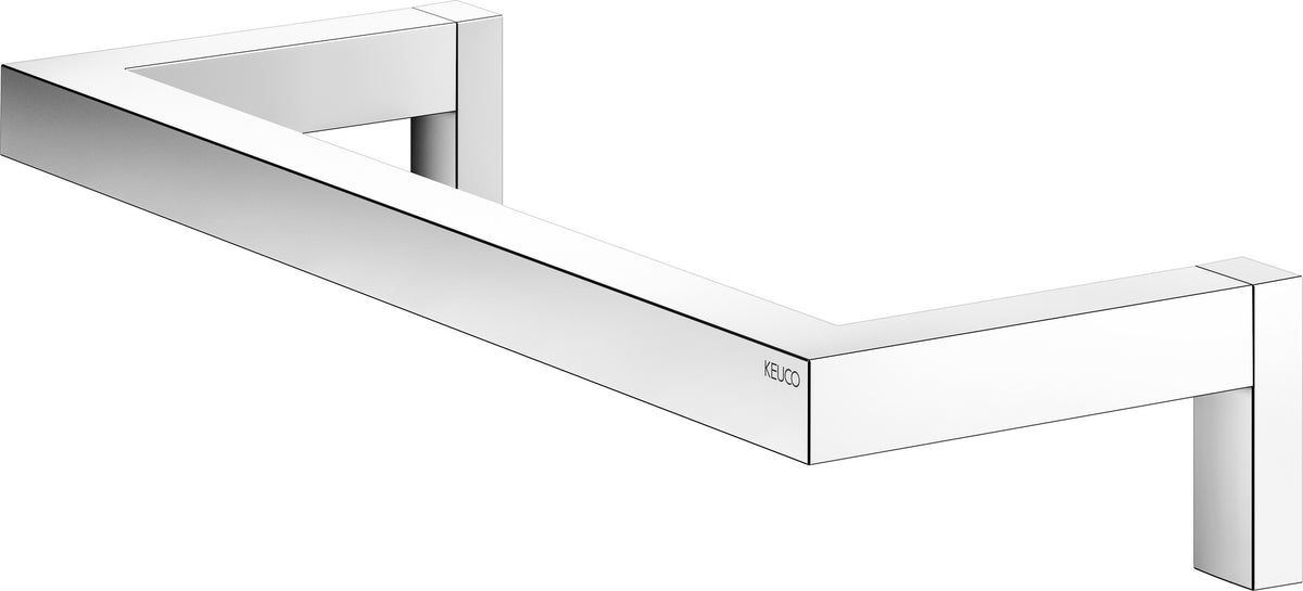 KEUCO Handtuchring Edition 90 Square, verchromt, eckig, Wandmontage, 320 mm