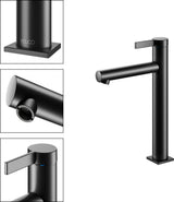 KEUCO IXMO Pure Einhebel-Waschtischmischer 210 mm ohne Ablaufgarnitur, verchromt