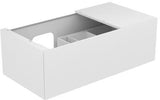 KEUCO Edition 11 Waschtischunterbau 1050 mm Weiß Hochglanz mit Auszug und Push-Open