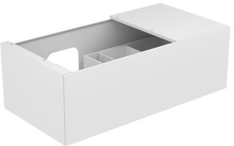 KEUCO Edition 11 Waschtischunterbau 1050 mm Weiß Hochglanz mit Auszug und Push-Open