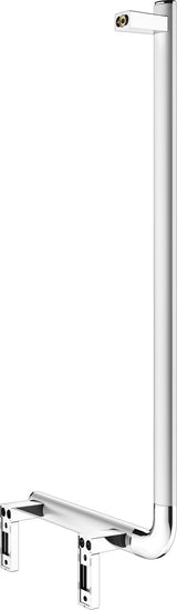KEUCO AXESS Winkelgriff 90° links 381/851 mm silber-eloxiert – Wandmontage