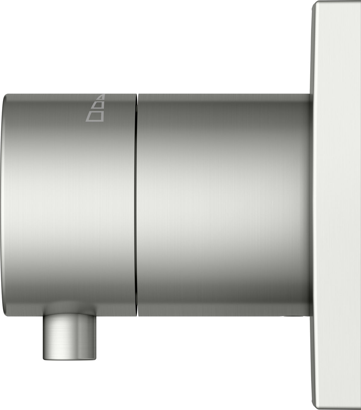 KEUCO IXMO Comfort Absperrventil Unterputz DN15 rund Messing gebürstet 59541