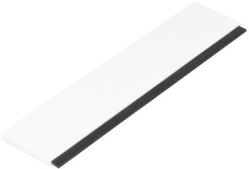KEUCO Ersatz-Glasabzieher für Handwischer Collection Moll, schwarz-matt, Aluminium