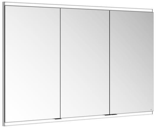 KEUCO Royal Modular 2.0 Spiegelschrank beleuchtet 900 mm Wandeinbau silber-eloxiert