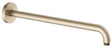 KEUCO Brausearm Elegance 51688, Wandanschluss, 300 mm, verchromt – Edles Design für Ihr Badezimmer