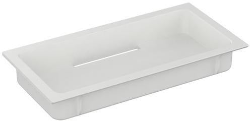 KEUCO PLAN Haltegriff 135 mm Kunststoff-Einsatz schwarzgrau – Ersatzteil für Serie Plan