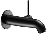 KEUCO IXMO Einhebel-Waschtischmischer Unterputz, rund, Ausladung 165 mm, schwarz matt