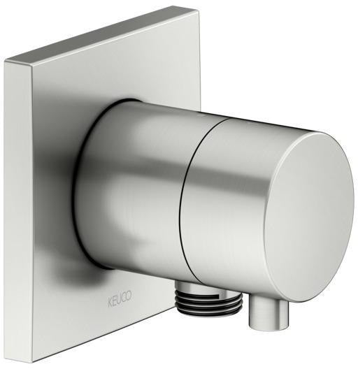 KEUCO IXMO Comfort 2-Wege Umstellventil Unterputz DN15 – Messing gebürstet, rund