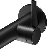 KEUCO IXMO Einhebel-Waschtischmischer Unterputz, rund, Ausladung 165 mm, schwarz matt