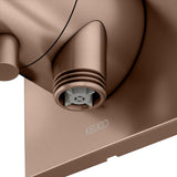 KEUCO IXMO Comfort 3-Wege Umstellventil rund Messing gebürstet