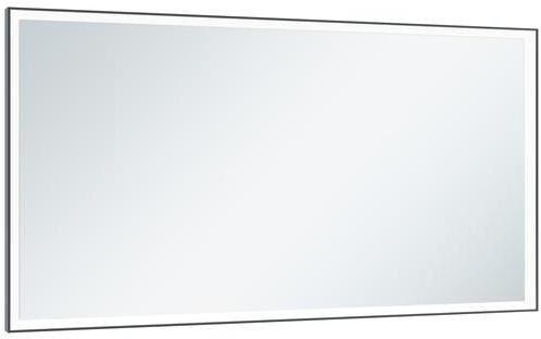 KEUCO Royal Lumos Lichtspiegel mit Spiegelheizung, 700 x 650 mm, schwarz-eloxiert