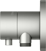 KEUCO IXMO Comfort Absperrventil Unterputz DN15 rund Messing gebürstet 59541