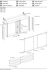 KEUCO Royal Match Spiegelschrank 650 mm – Wandeinbau, LED, 2 Türen, Touch-Dimmer