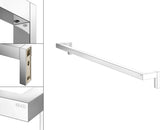 KEUCO Edition 90 Square Badetuchhalter 560 mm verchromt – eckiges Design, Wandmontage