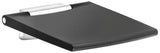 KEUCO Plan Care Klappsitz Wandmontage – verchromt/schwarzgrau, klappbar, 450 mm