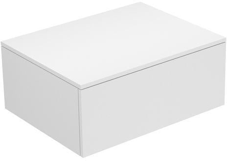 KEUCO Edition 400 Sideboard 700 mm, 1 Auszug, anthrazit/Glas – Wandmontage