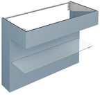 mit Glasablage 32510, 1200 x 870 x 490 blue satin