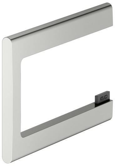 KEUCO Edition 400 Toilettenpapier-Rollenhalter offene Form verchromt, Wandmontage