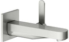 eckig Wandmontage, 187 mm, Edelstahl-finish