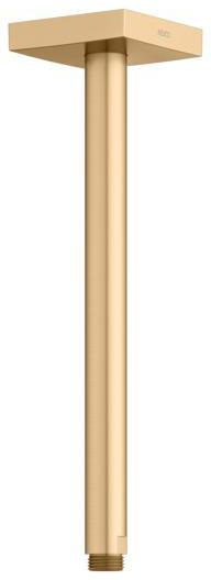 KEUCO Brausearm Edition 300 Deckenanschluss 100 mm verchromt – Eckige Form für moderne Duschen