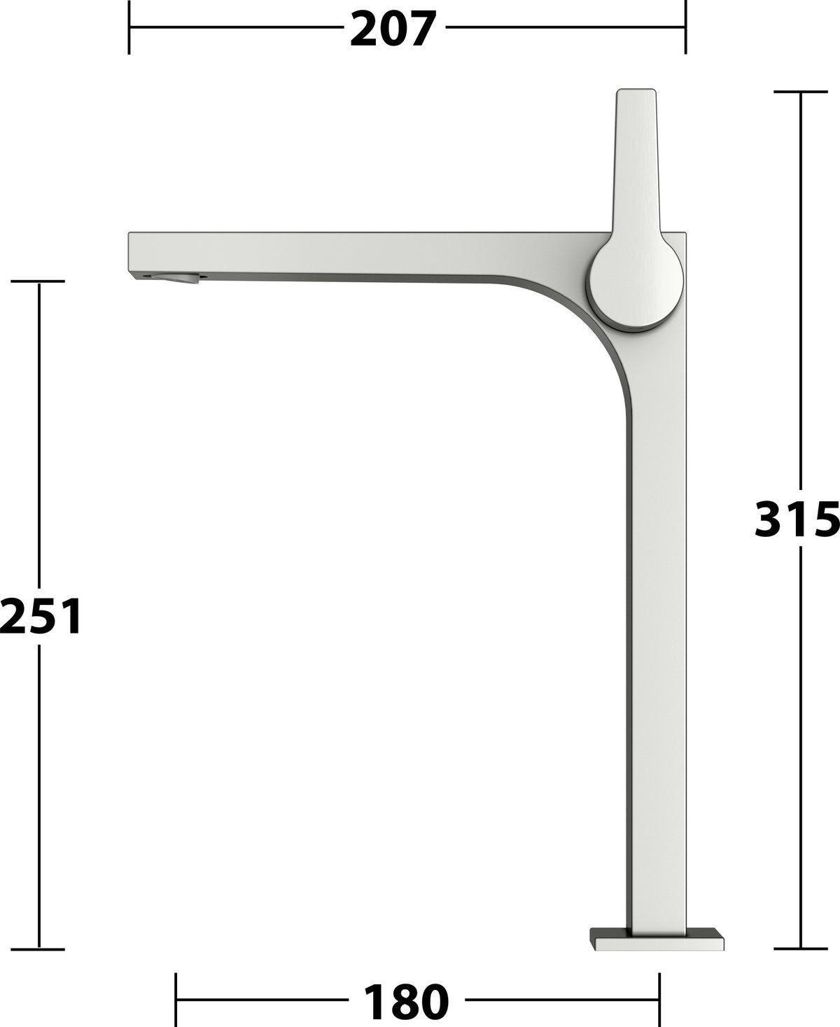 KEUCO Edition 11 Einhebel-Waschtischmischer 150 mit Zugstangen-Ablaufgarnitur, Edelstahl-finish